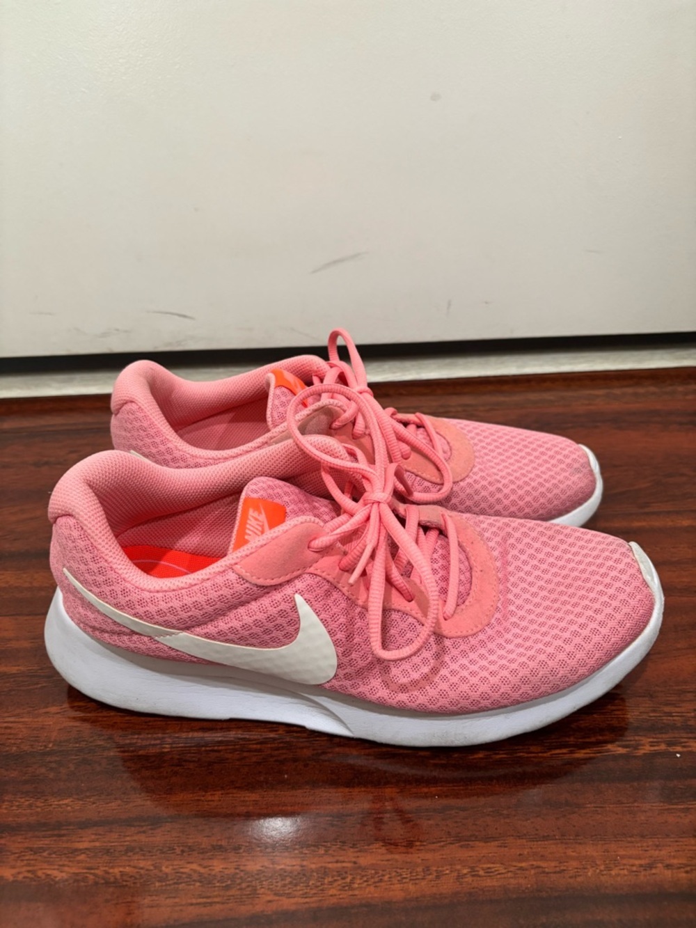 Nike Women's Pink Mesh Lace-Up Sneakers - Picture 3 of 7